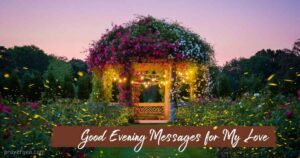 Good Evening Messages for My Love