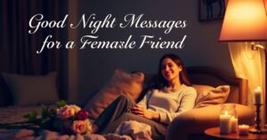 Good Night Messages for a Female Friend