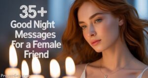 Good Night Messages For A Female Friend