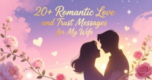 Romantic Love and Trust Messages for My Wife