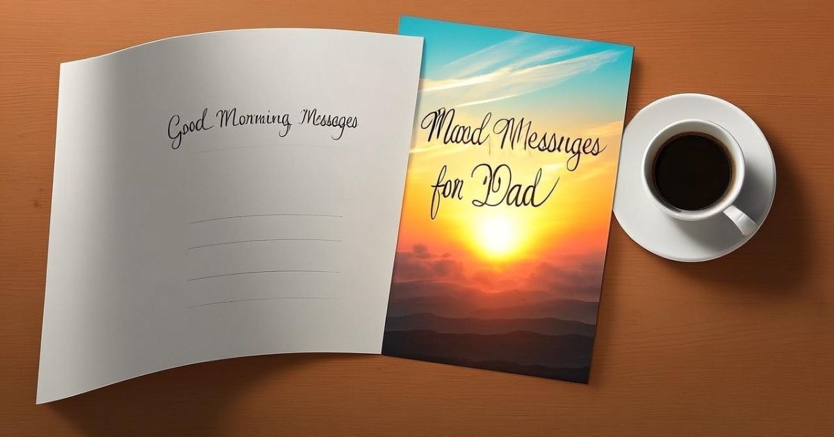 Good Morning Messages for Dad