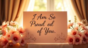 I Am So Proud of You Messages