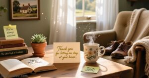 Thank You For Letting Me Stay At Your House/