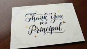 Thank You Quotes for Principal