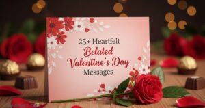 Belated Valentine’s Day Messages