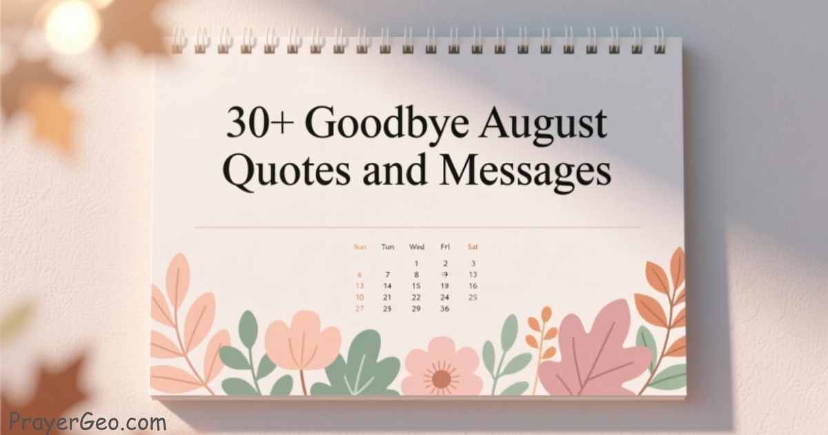 Goodbye August Quotes
