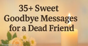 Goodbye Messages for a Dead Friend