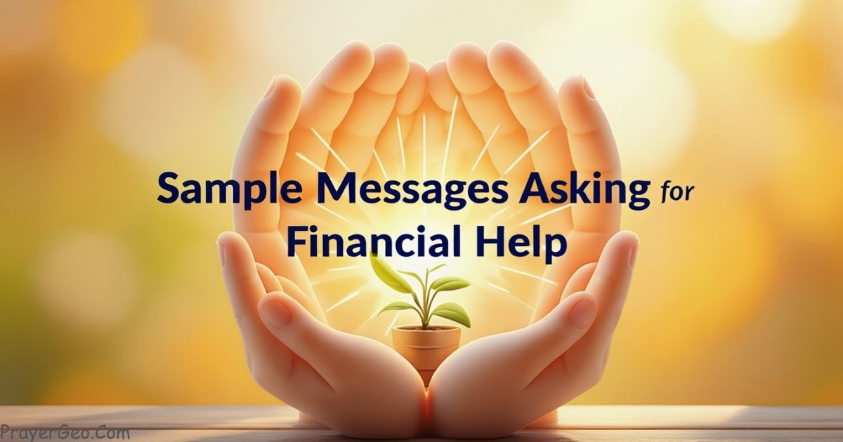 Sample Messages Asking for Financial Help
