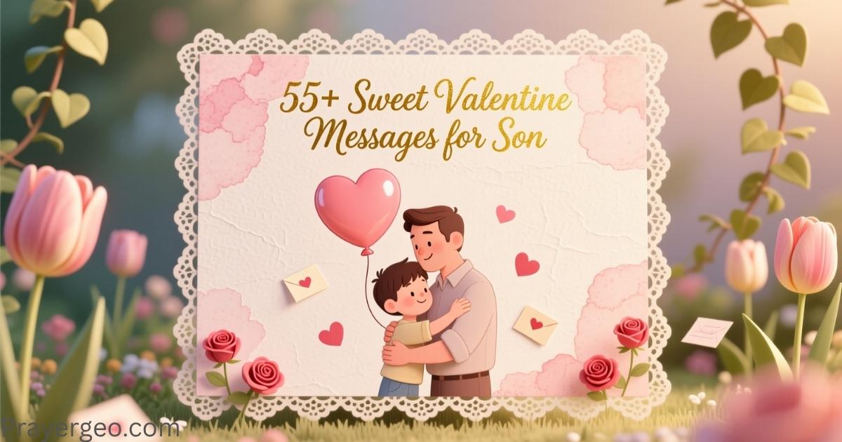 Sweet Valentine Messages for Son