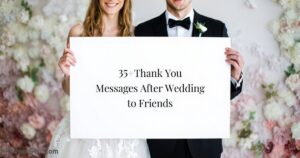 Thank You Messages After Wedding