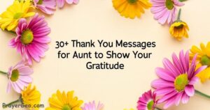 Thank You Messages for Aunt
