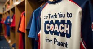 Thank You Messages to Coach from Parent