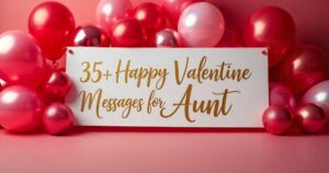 Valentine Messages for Aunt