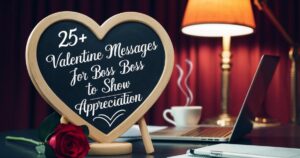 Valentine Messages for Boss