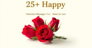 Valentine Messages for Sister-in-Law
