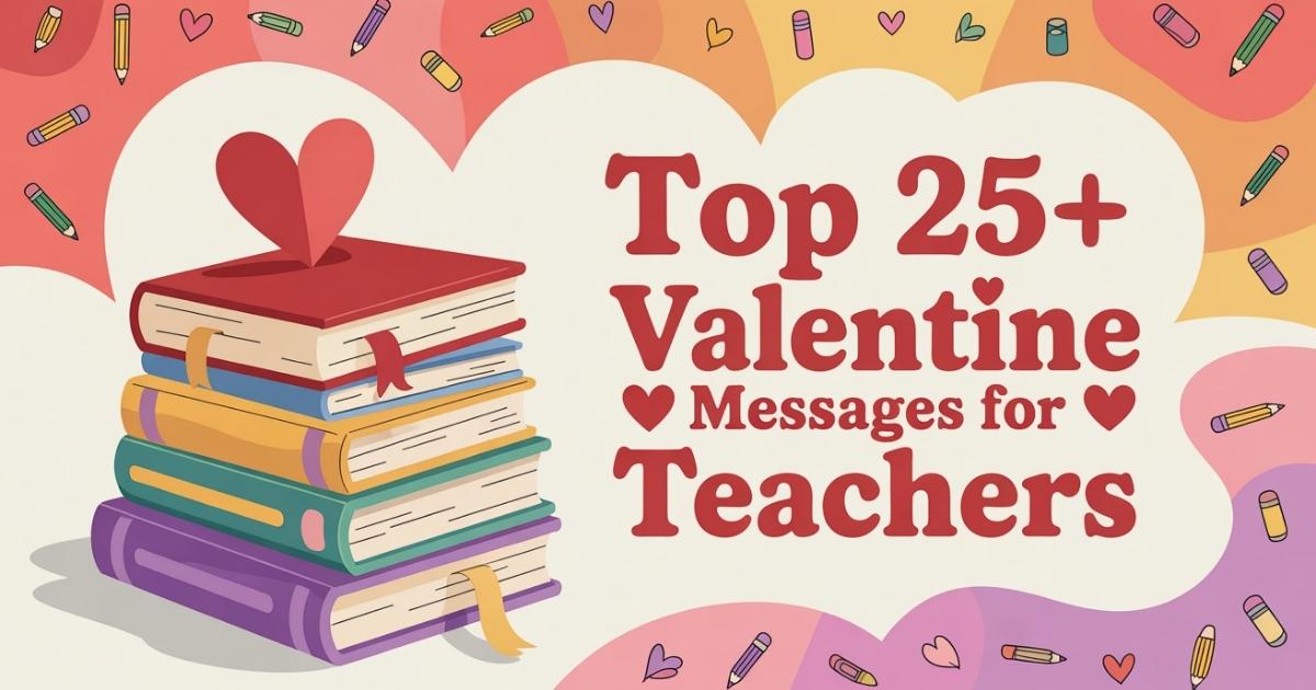 Valentine Messages for Teachers