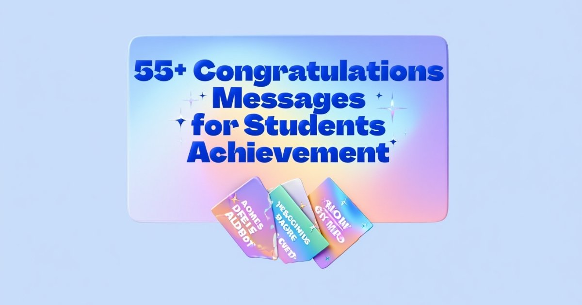 Congratulations Messages for Students Achievement
