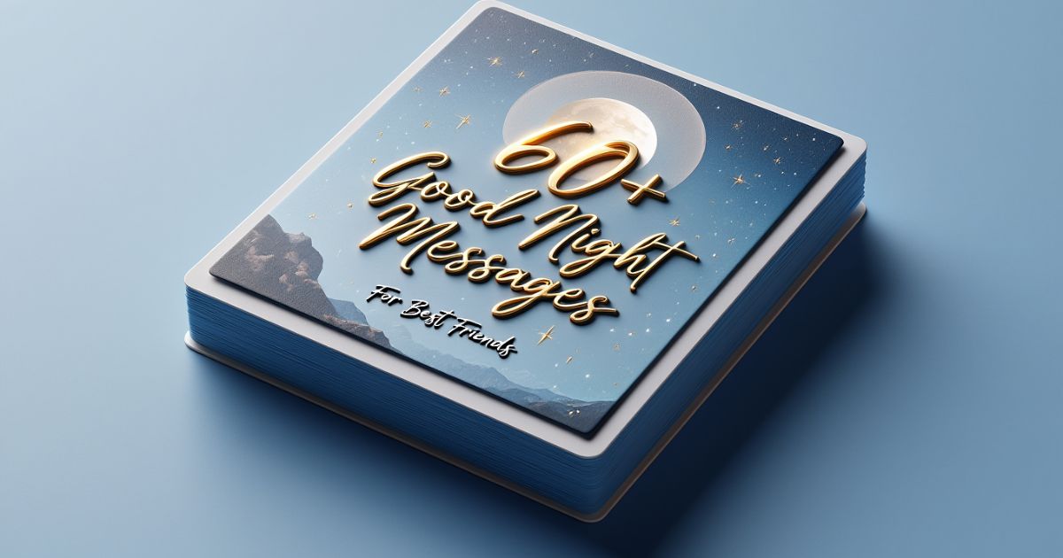 Good Night Messages for Best Friend