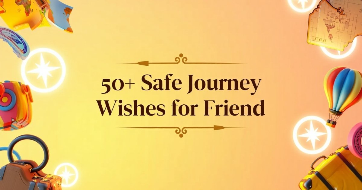 Safe Journey Wishes for Friend