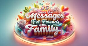 Thank You Messages for Friends and Family