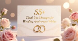 Thank You Messages for Wedding Anniversary Wishes