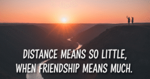 Friendship Quotes About Distance
