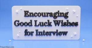 Good Luck Wishes for Interview