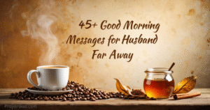 Good Morning Messages for Husband Far Away