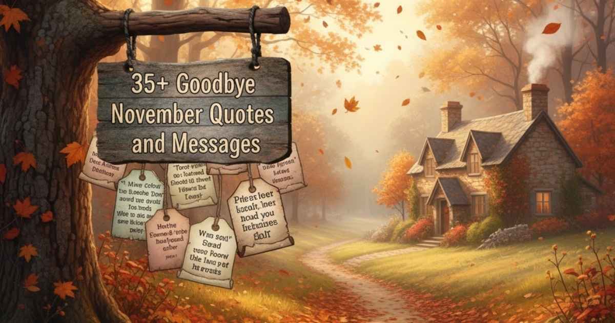 Goodbye November Quotes