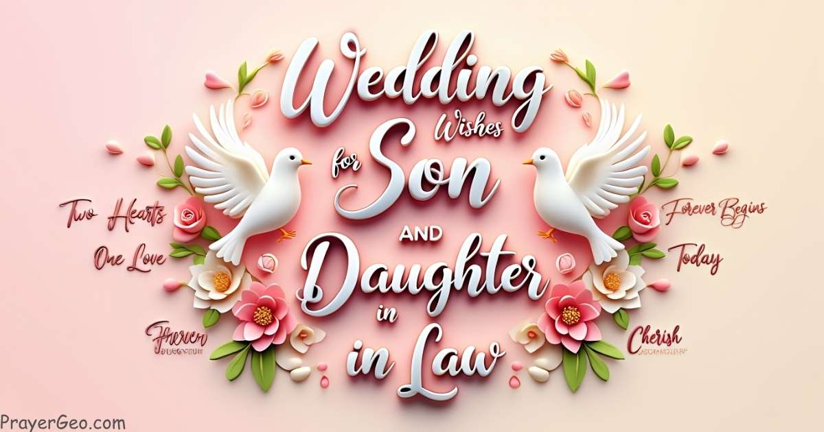 Wedding Wishes for Son and Daughter in Law