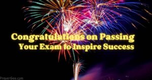 Congratulations on Passing Your Exam