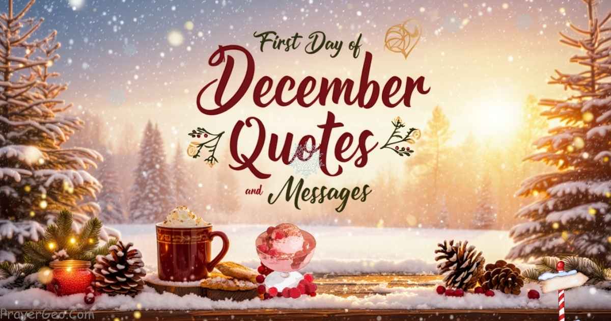First Day of December Quotes
