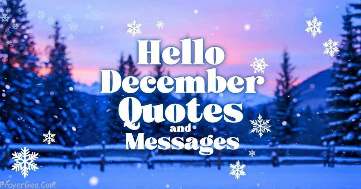 Hello December Quote