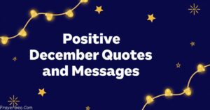 Positive December Quotes