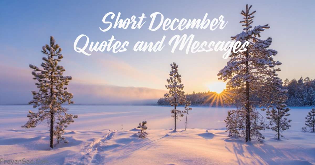 Short December Quotes