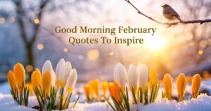 Good Morning February Quotes