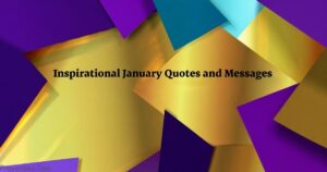 Inspirational January Quotes