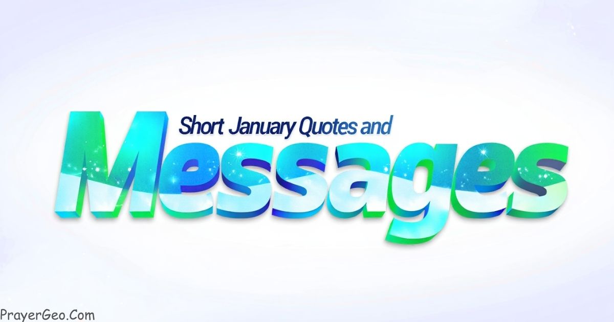 Short January Quotes