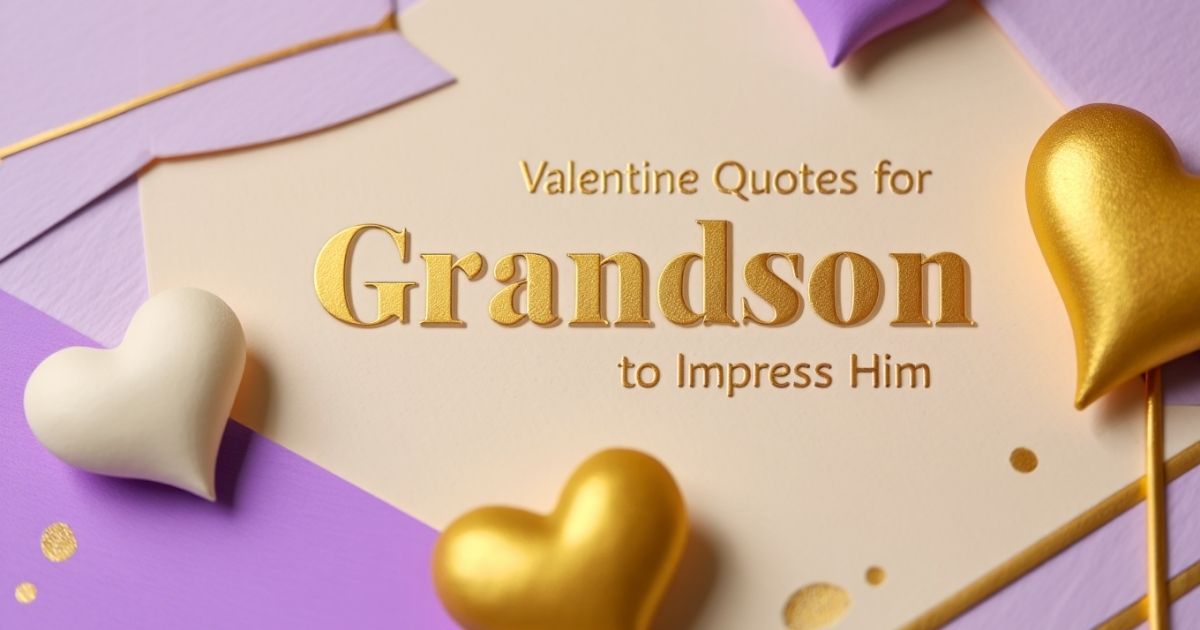 Valentine Quotes for Grandson