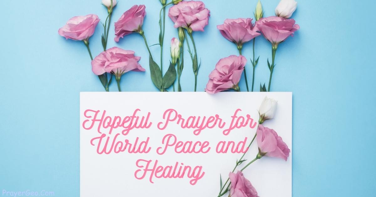 Prayer for World Peace and Healing