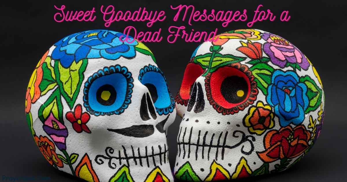 Goodbye Messages for a Dead Friend